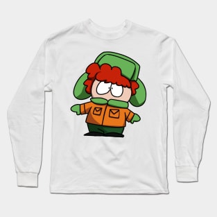 Tiny Kyle Broflovski Long Sleeve T-Shirt